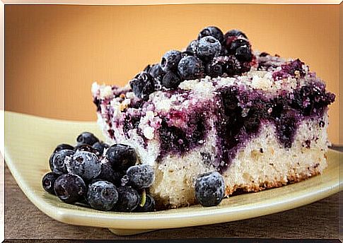 Muffins In Blueberries