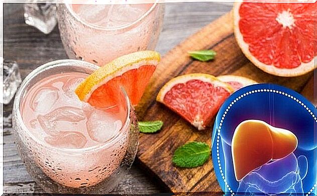 Grapefruit refreshment to cleanse the liver