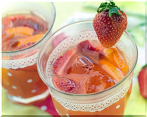 Strawberry juice for pancreas care