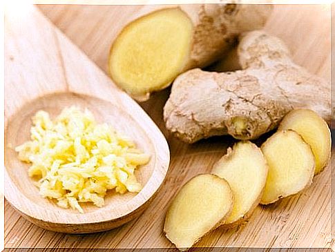 Ginger to treat stomach gas