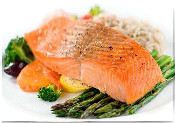 Salmon to lessen rosacea symptoms