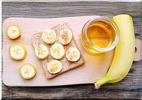 banana, bread and honey