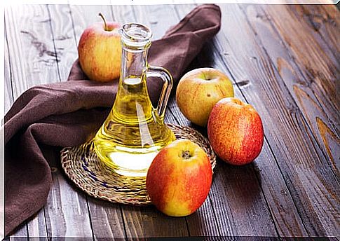 Apple vinegar to eliminate stuck fat