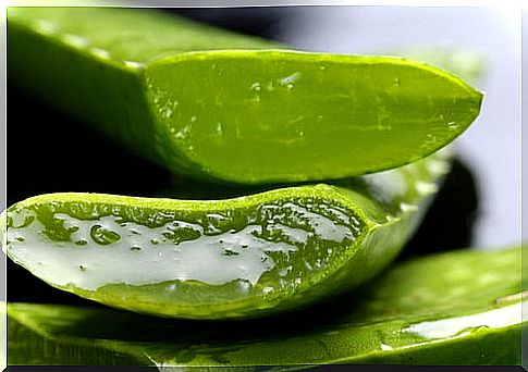 Aloe vera to harden nails