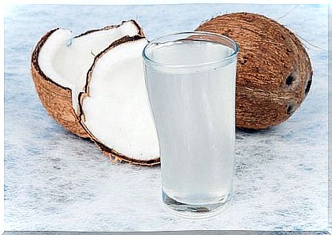 green coconut water